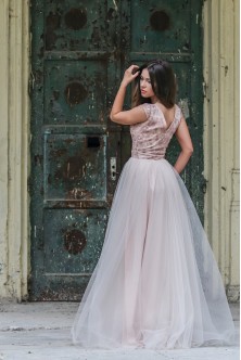 Rochie nude-rose